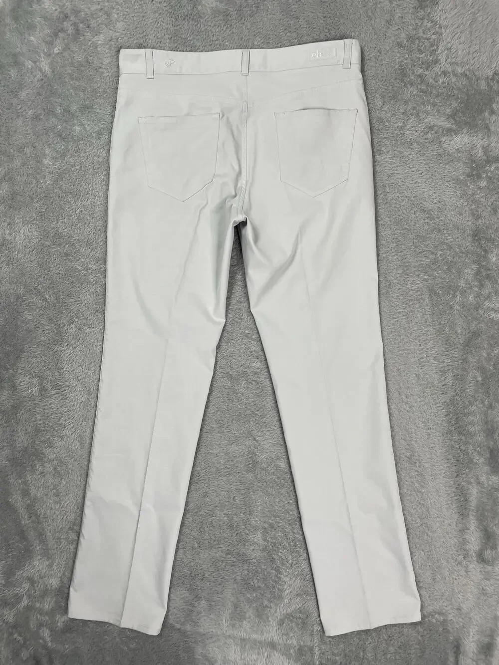 Peter Millar Pants Mens 36x32 Off White EB66 Performance Stretch Wicking Golf